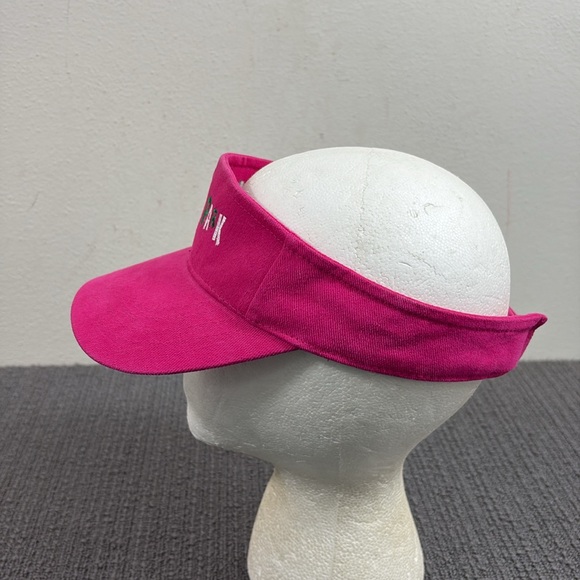 Winter Park Florida Visor Womens OSFM Pink Adjustable Strapback Magic Headwear - Picture 6 of 13